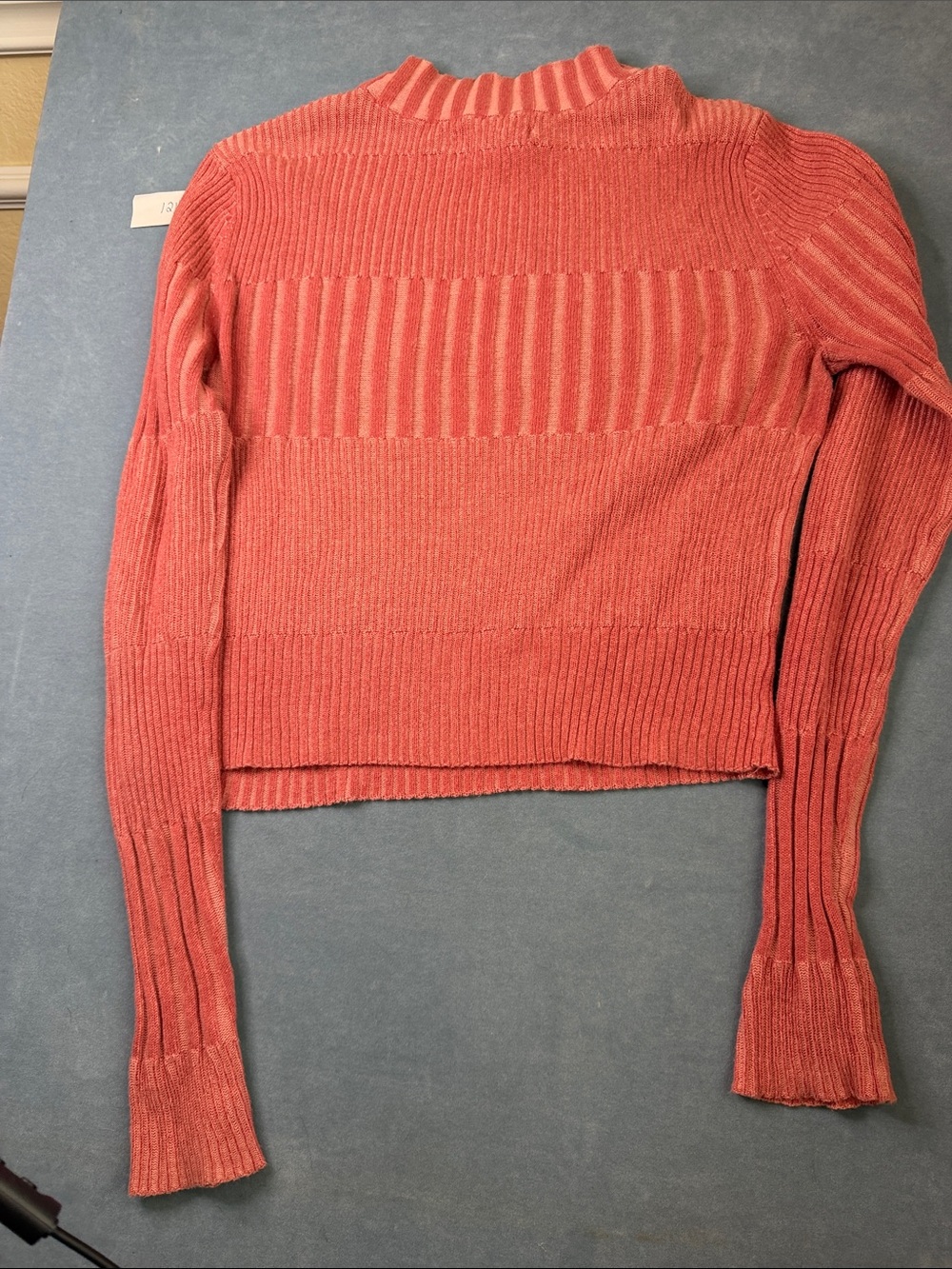 American Eagle Small Soft Ribbed Mock Neck Sweater - Color Rust - Picture 5 of 6